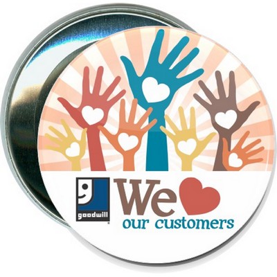 Business - Goodwill, We Love Our Customers - 3 Inch Round Button