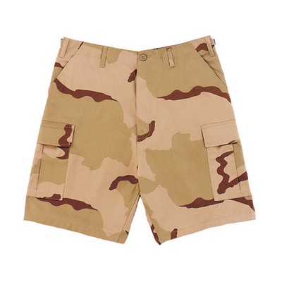 Camouflage B.D.U. Shorts - Tri Color Desert Camo