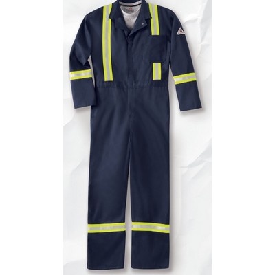 Bulwark™ Men's Classic Coverall w/Reflective Trim - Navy Blue