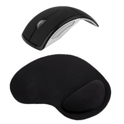 Kidder iBank® 2.4GHz Wireless Mouse + Wrist Rest Mouse Pad