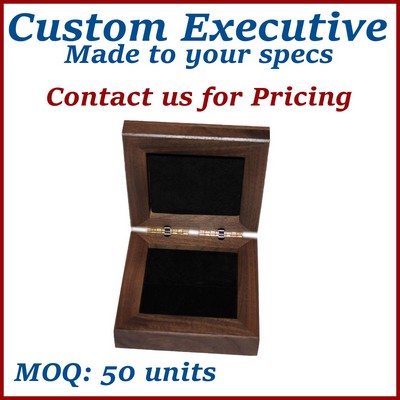 Custom Executive Presentation Wooden Box / Presentation Case - made to order, low minimums