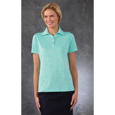 Paragon Lady Dakota Striated Heather Performance Polo Shirt