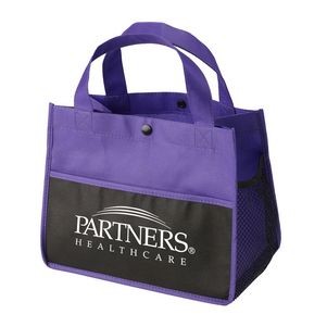 Mini Snap Non-Woven Lunch Tote Bag