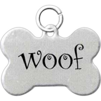 Brass Small Dog Bone Pet / ID Tag (1"x3/4")