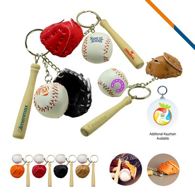 Baseball Glove Keychain