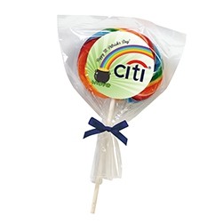 Lucky Lollipop - Swirl Lollipop in Cello Bag with Bow