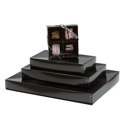 2 Piece Black Onyx Candy Box (6 1/2"x3 1/2"x1 1/8")