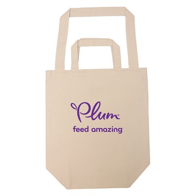 Natural Shopper Bag with Two Handles - 1 color (16" x 18" x 7")