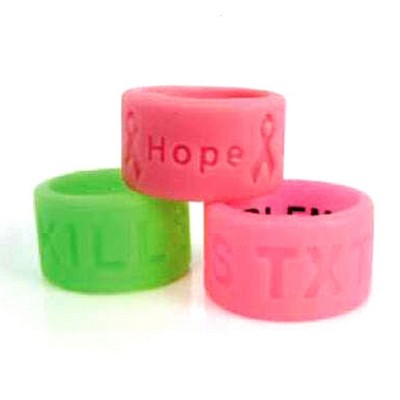 Debossed Silicone Ring Small Band Size