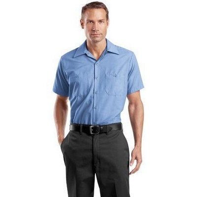 Red Kap® Long Size, Short Sleeve Industrial Work Shirt