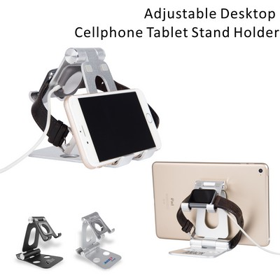 Adjustable Foldable Desktop Cellphone Tablet Stand Holder