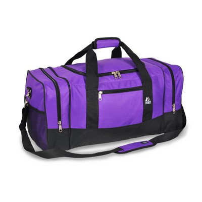 Everest Large Purple/Black Sporty Gear Bag