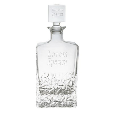 26 Oz. Jolie Rectangular Spirit Decanter