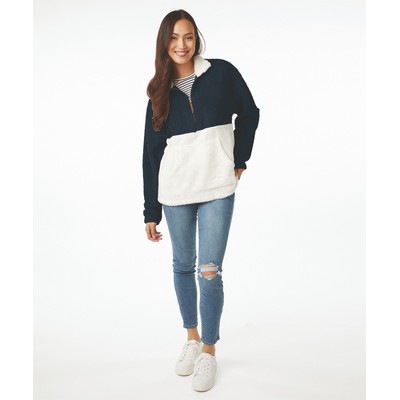 Unisex Oxford Quarter Zip Pullover