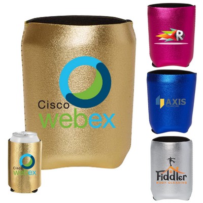 Full Color Metallic Neoprene Can Holder