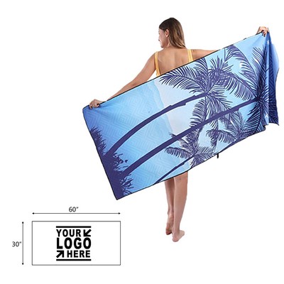 Rectangle Beach Towel Cotton Towel Yoga Mat