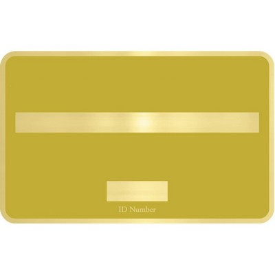 Metal Brass Membership Card