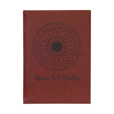 7" x 9¾" Rose Leatherette Sketch Book