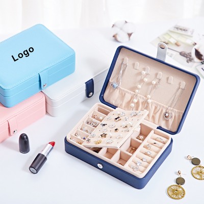 Jewelry Travel Organizer Box with Mirror