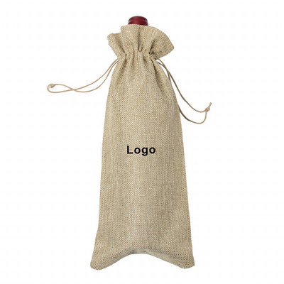 Drawstring Wine Bags Champagne Bottle Gift Bags