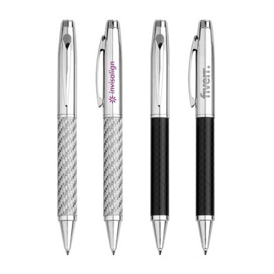 Carbon Fiber Twist Action Ballpoint Pen