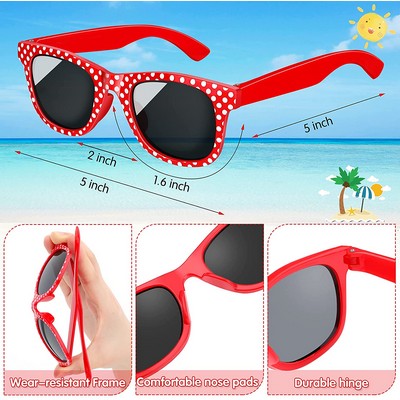 Kids Retro Polka Dot Sunglasses