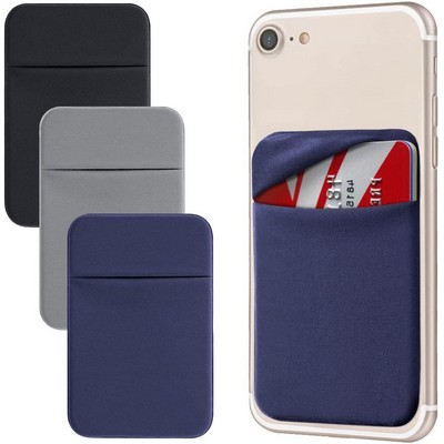 Stretchy Lycra Phone Wallet Stick Card Holder