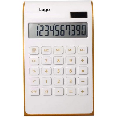 Desktop Calculator Solar and Battery Dual Power Basic Function Calculator