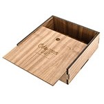 Premium Ultimate Wooden Slide Top Box (6"x6"x6")