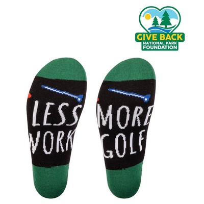 ACE Less Work, More Golf Dress Socks