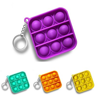 Push Pop Fidget Toy Keychains