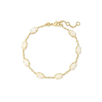 Kendra Scott Emilie Gold Link Bracelet in Iridescent Drury