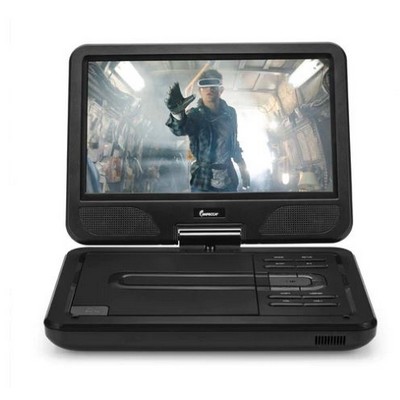 Impecca 10.1in 270 Swivel Screen Portable DVD Player Black