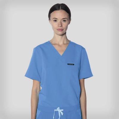 BARI 1-Pocket Scrub Top