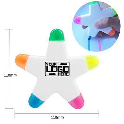 Star Shaped Marker Highlighter