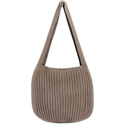 Women Knitted Messenger Shoulder Bag