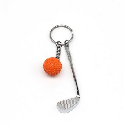 Mini Golf Ball Pendant Keychain