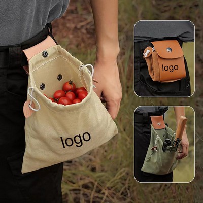 Canvas Outdoor Camping Foraging Bag