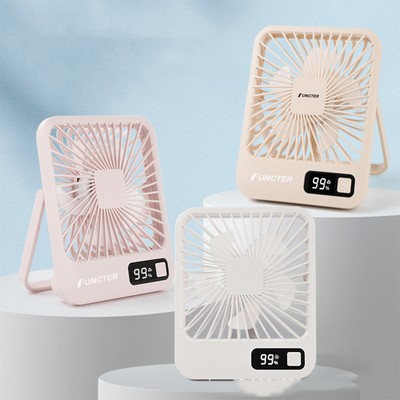 Mini Desk Fan Battery Operated Rechargeable Fan