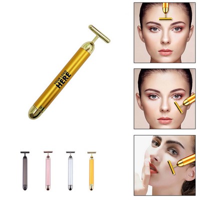 Face Massager T Shape Facial Roller Kit