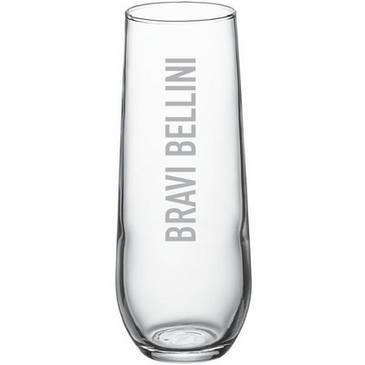 Deep Etched or Laser Engraved Libbey® 228 8.5 oz. Stemless Flute Glass