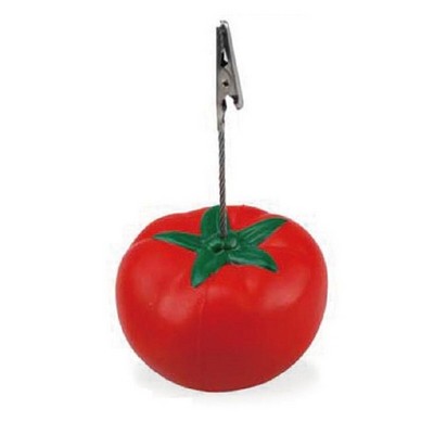 PU Tomato Stress Ball Memo Holder