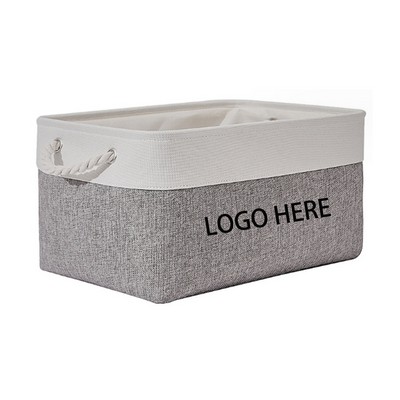 Cotton Linen Storage Box