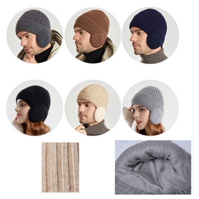 Knit Beanie Hats Winter Hats Ear Covers