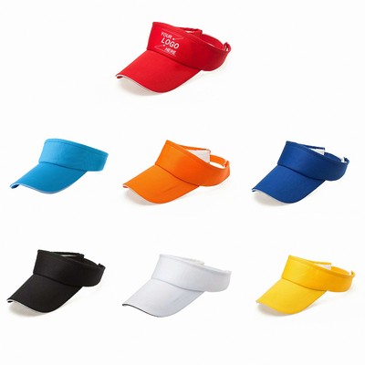 Adjustable Cotton Sun Visor Hat