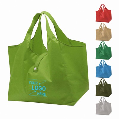 Large Portable Foldable Oxford Shopping Tote Bag