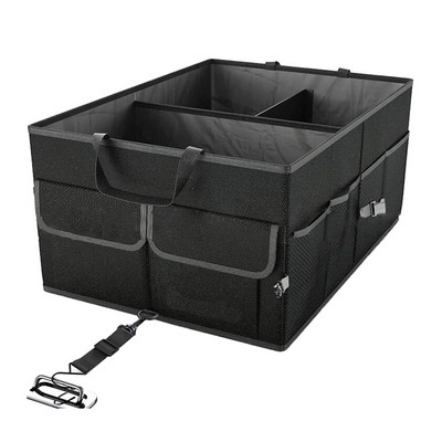 Foldable Collapsible Multi Compartment Car Storage Organizer Box