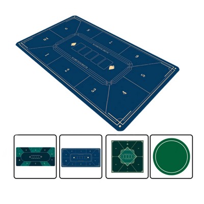 Portable Poker Table Mat