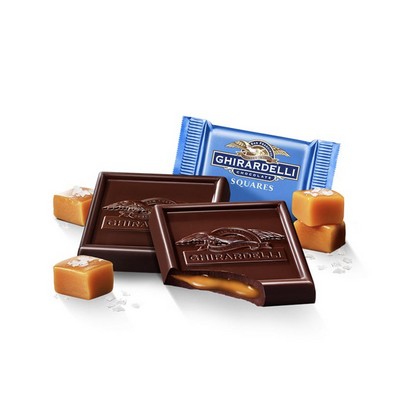 Ghirardelli Dark Chocolate Sea Salt Caramel Squares