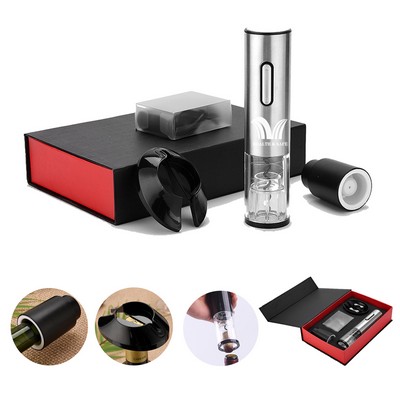 Rechargeable Electric Wine Bottle Opener Automatic Gift Set